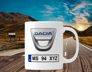 Cani personalizate - Cana personalizata Auto - Dacia