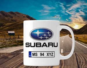 Cani personalizate - Cana personalizata Auto - Subaru