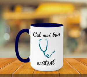 Cani pentru Doctori - Cana Personalizata - Cel Mai Bun Asistent