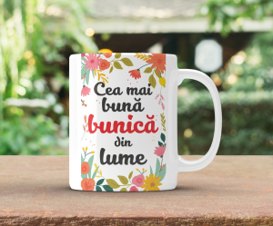 Cani Cu Poza - Cana personalizata - Cea Mai Buna Bunica Din Lume