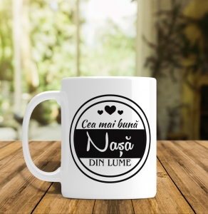 Cani pentru Nasi - Cana Personalizata - Cea Mai Buna Nasa