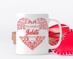 Cadouri de Valentine's Day - Cana personalizata - Cea mai buna Iubita