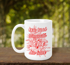 Cani Familie - Cana Personalizata - Cea Mai Minunata Sotie