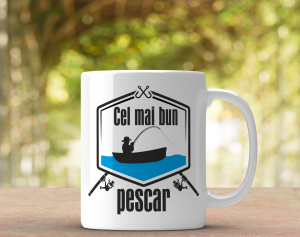 Cani Pescari - Cana Personalizata - Cel Mai Bun Pescar