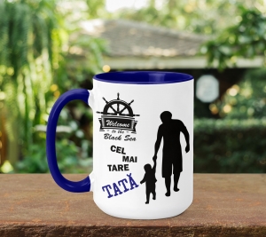 Cani pentru mama si tata - Cana Personalizata - Cel Mai Bun Tata