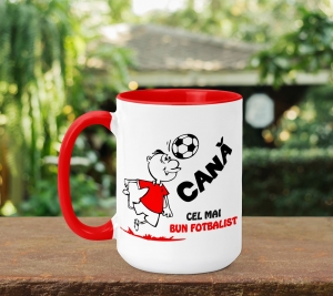 Cani Sportive - Cana Personalizata - Cel Mai Bun Fotbalist