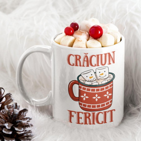 Cani de Craciun - Cana Personalizata - Craciun fericit