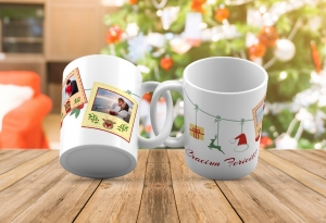 Cani Cu Poza - Cana personalizata Cu Poza - Craciun Fericit