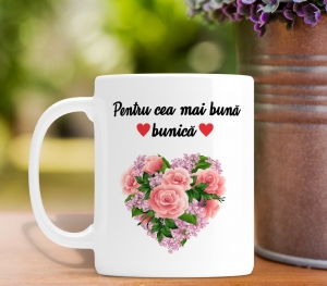 Cani Cu Poza - Cana personalizata Cu Poza - Cea Mai Buna Bunica