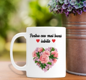 Cani Cu Poza - Cana personalizata Cu Poza - Cea Mai Buna Iubita