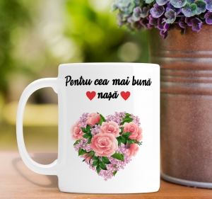 Cani Cu Poza - Cana personalizata Cu Poza - Cea Mai Buna Nasa
