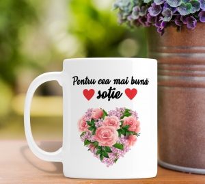 Cani Cu Poza - Cana personalizata Cu Poza - Cea Mai Buna Sotie