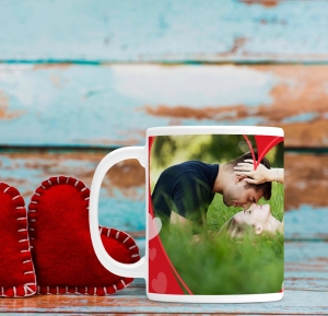 Cani Cu Poza - Cana personalizata cu poza - Inima