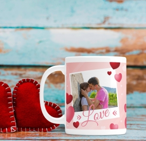 Cani Cu Poza - Cana personalizata cu poza si mesaj - Love