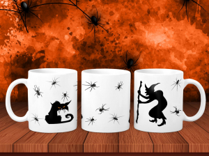 Cani Halloween - Cana Personalizata - Halloween Vrajitoare