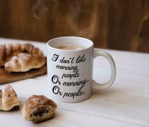 Cani de Cafea - Cana personalizata - I don't like mornings