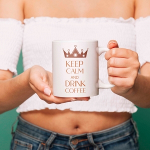 Cana personalizata - Keep calm and drink coffee 2 [0]