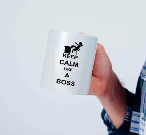 Cana personalizata - Keep calm like a boss [0]
