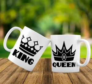 Cani Pentru Cuplu - Cana personalizata - King and Queen 2