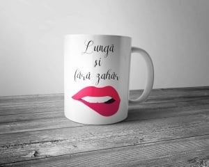 Cani de Cafea - Cana personalizata - Lunga si Fara Zahar