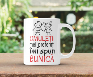 Cani Cu Poza - Cana personalizata - Omuletii Mei Preferati Imi Spun Bunica