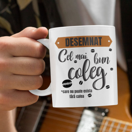 Cani Office - Cana Personalizata - Pentru cel mai bun coleg