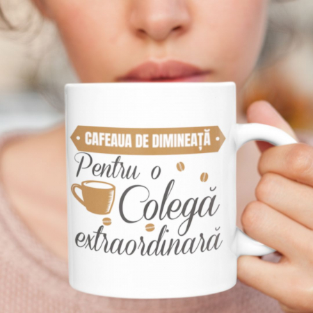Cani Office - Cana Personalizata - Pentru o colega extraordinara