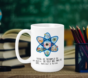 Cani pentru Profesori - Cana Personalizata - Profesor Fizica