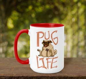 Cani funny - Cana Personalizata - Pug Life