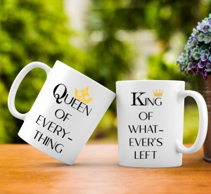 Cani Pentru Cuplu - Cana personalizata - Queen and King 2