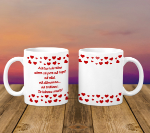 Cani Pentru Cuplu - Cana Personalizata - Alaturi De Tine
