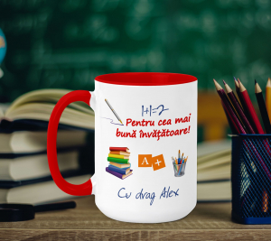 Cani pentru Profesori - Cana Personalizata - Cea Mai Buna Invatatoare