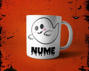 Cani Halloween - Cana personalizata - Fantoma