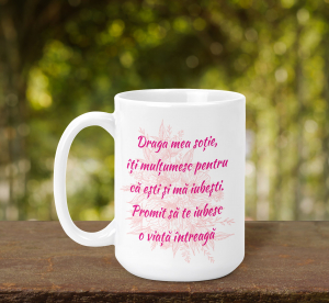 Cani Familie - Cana Personalizata - Te Iubesc  Sotie