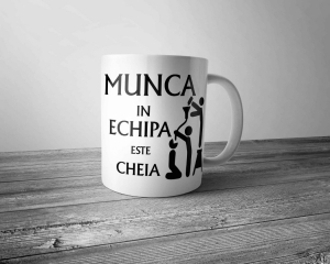 Cani Office - Cana personalizata - Munca In Echipa
