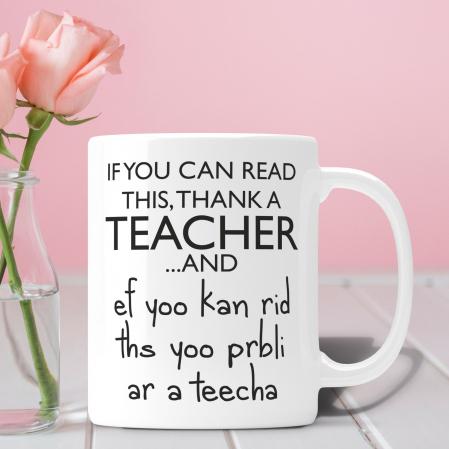 Cani pentru Profesori - Cana Personalizata - Thank A Teacher