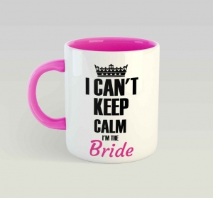 Cani Keep Calm - Cana personalizata - The Bride