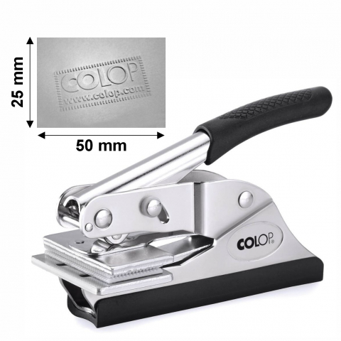 Timbru sec - Cleste Timbru Sec Manual - Colop 25 x 50 mm