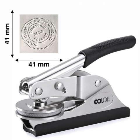Timbru sec - Cleste Timbru Sec Manual - Colop Rotund 41 mm