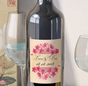 Etichete Personalizate Pentru Nunta - Eticheta Personalizata - Floral 17