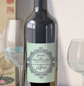 Etichete Personalizate Pentru Nunta - Eticheta Personalizata - Vintage 1