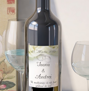 Etichete Personalizate Pentru Nunta - Eticheta Personalizata - Romantic 4