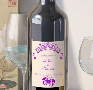 Etichete Personalizate Pentru Nunta - Eticheta Personalizata - Romantic 9