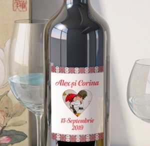 Etichete Personalizate Pentru Nunta - Eticheta Personalizata - Traditional 2