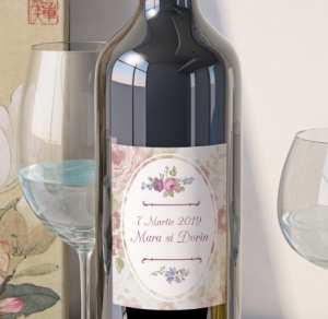 Etichete Personalizate Pentru Nunta - Eticheta Personalizata - Vintage 7