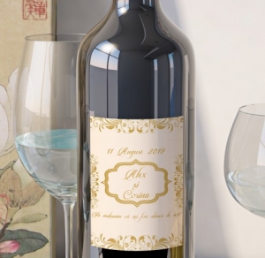 Etichete Personalizate Pentru Nunta - Eticheta Personalizata - Vintage 10