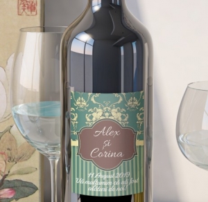 Etichete Personalizate Pentru Nunta - Eticheta Personalizata - Vintage 12