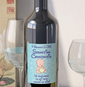 Etichete Personalizate - Eticheta Personalizata Botez - Bebe Baietel