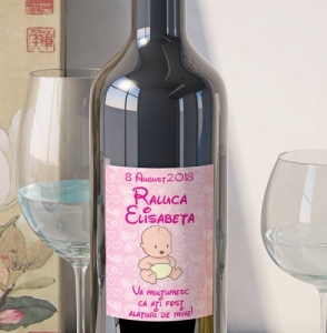 Etichete Personalizate - Eticheta Personalizata Botez - Bebe Fetita