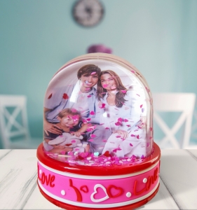 Cadouri de Valentine's Day - Glob Foto Rotund Led - Love GL229